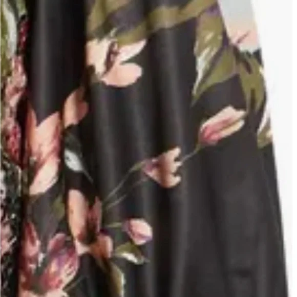 Beautiful, colourful sequins wrap dress in new condition from Nordstrom - Picture 4 of 14